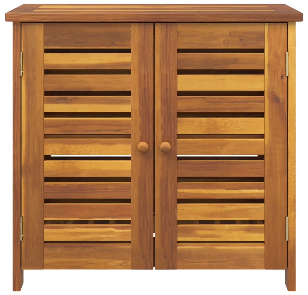 vidaXL Ντουλάπι Κήπου Καστανό 78 x 36.5 x 78cm Καμπούντα ξύλο ακακίας