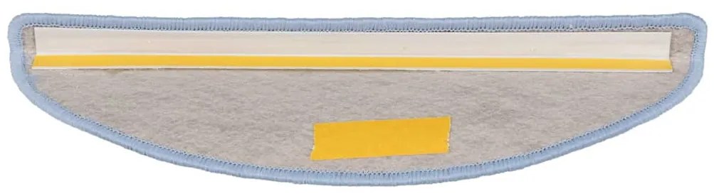 vidaXL Πατάκια Σκάλας Αυτοκόλλητα 30 τεμ. Όψη Σιζάλ Μπλε 56x17x3 εκ.