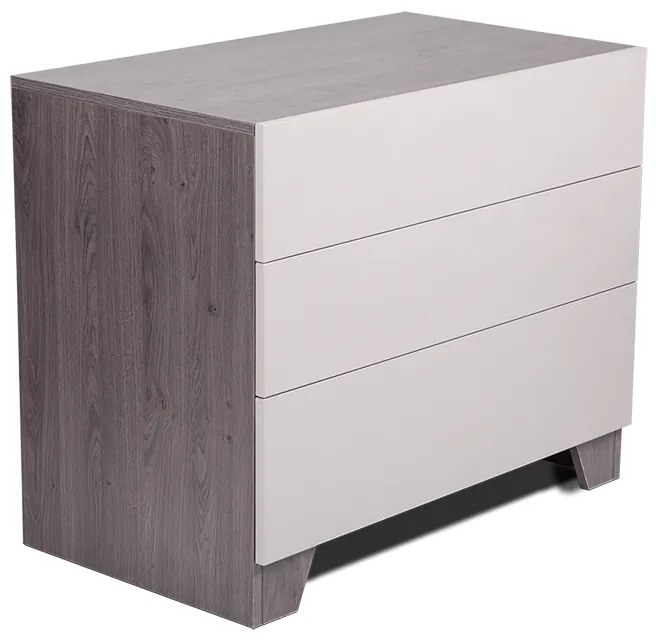 Τουαλέτα 3 συρτάρια CHANCE 90x52x75 DIOMMI 45-718