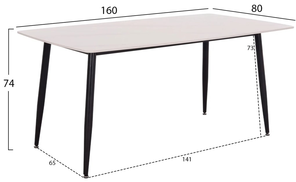 ΣΕΤ ΤΡΑΠΕΖΑΡΙΑΣ 7ΤΜΧ RAVEN HM21070.01 ΚΕΡΑΜΙΚΟ TOP--4 ΚΑΡΕΚΛΕΣ &amp; 2 ΠΟΛΥΘΡΟΝΕΣ ΕΚΡΟΥ