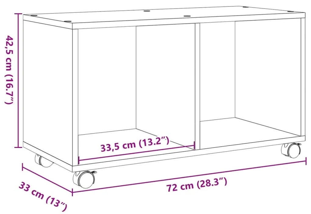 ΝΤΟΥΛΑΠΙ ΤΡΟΧΗΛΑΤΟ ΓΚΡΙ ΣΚΥΡ. 72X33X42,5 ΕΚ. ΑΠΟ ΜΟΡΙΟΣΑΝΙΔΑ 853140