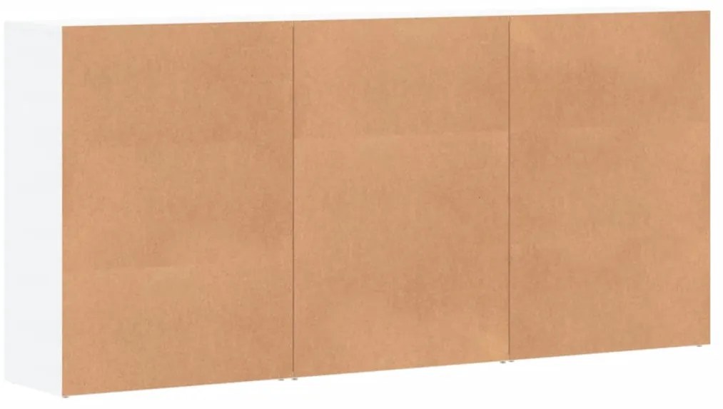 vidaXL Βοηθητικά Ντουλάπια 3 τεμ. Λευκό 60x31x84 εκ. Επεξεργ. Ξύλο