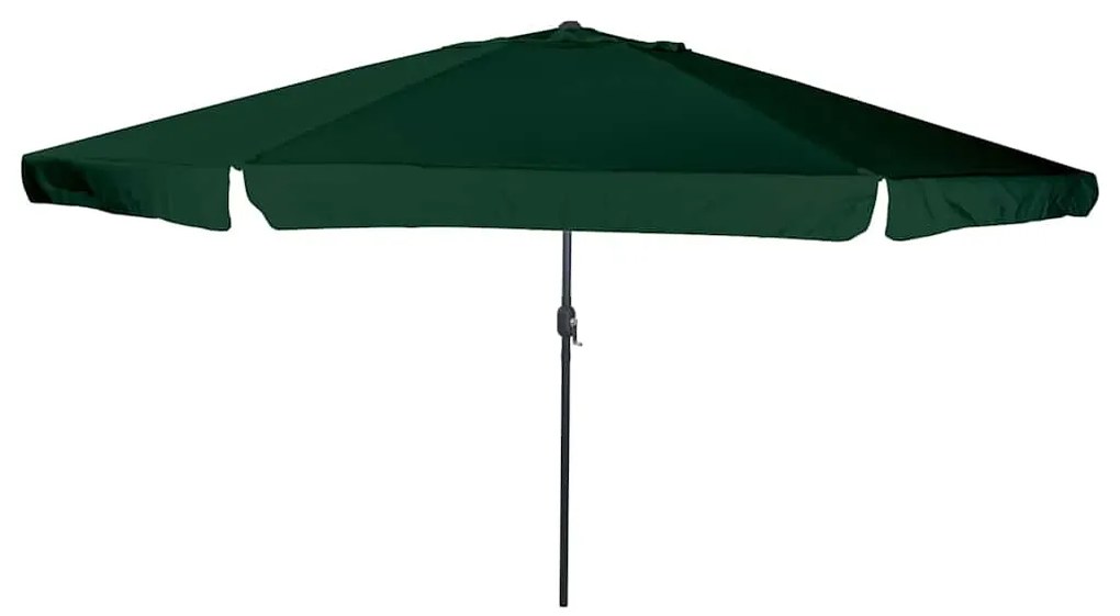 vidaXL Ομπρέλα Κήπου Πράσινο και Μαύρο 395 x 395 x 245 εκ.