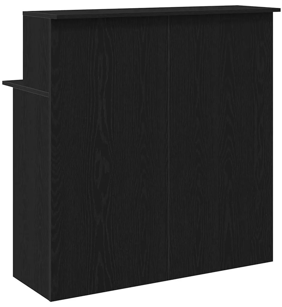 vidaXL Γραφείο υποδοχής Μαύρο 100x50x103,5 cm Κατασκευασμένο ξύλο