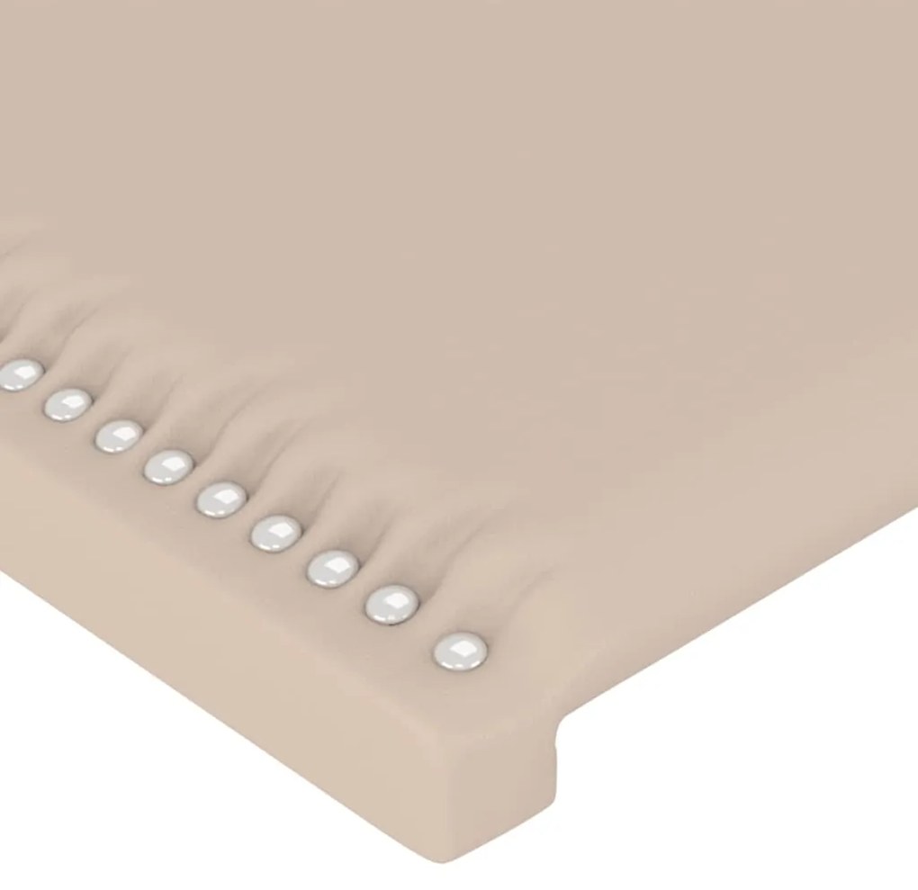 vidaXL Κεφαλάρια Κρεβατιού 2 τεμ. Καπουτσίνο 72x5x78/88 εκ. Συνθ.Δέρμα