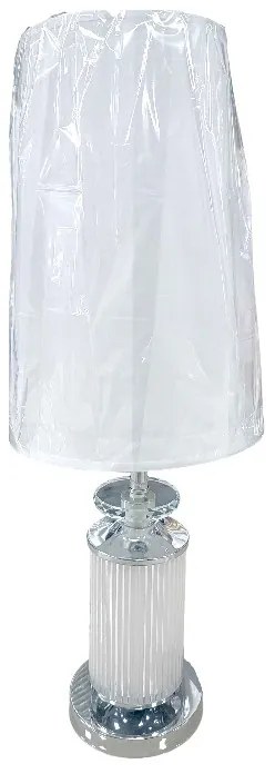 Επιτραπέζιο φωτιστικό - Πορτατίφ - 2113 - 113231 - Silver/White-113231_sw