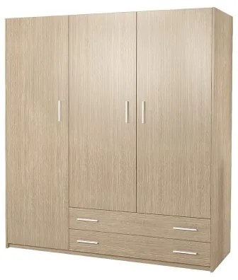 Intrahome Ντουλάπα τρίφυλλη σε δρυς χρώμα 150x60x180 Intrahomesa-00652483