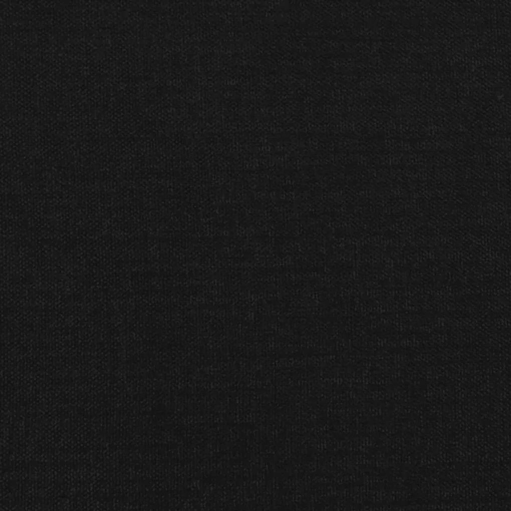 Πλαίσιο Κρεβατιού Boxspring Μαύρο 180x200 εκ. Υφασμάτινο - Μαύρο