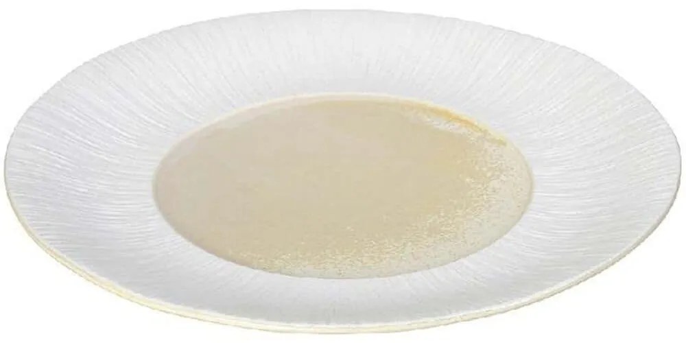 Πιάτο Ρηχό Zen SOR101K4 21,3x2,6cm Sun Yellow-White Espiel Πορσελάνη