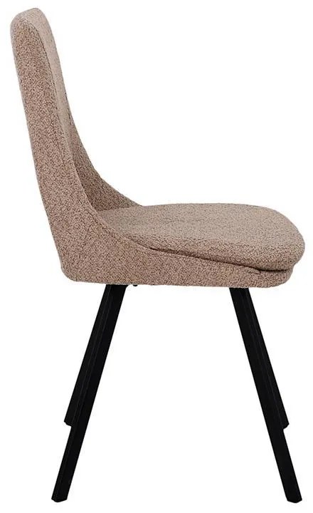 Καρέκλα Τραπεζαρίας Alice Fylliana Cappuccino 47x54x87εκ. 2αδα 47x54x87 εκ.