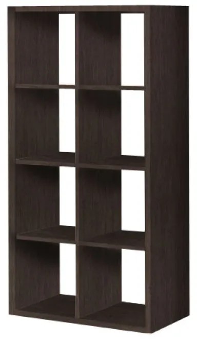 Intrahome Βιβλιοθήκη σε χρώμα βέγγε 75x35x145 Intrahomesa-00652554
