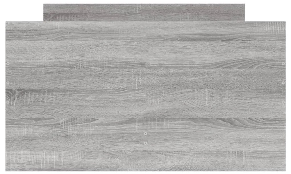 vidaXL Πλαίσιο Κρεβατιού με Συρτάρια Γκρι Sonoma 90 x 190 εκ.
