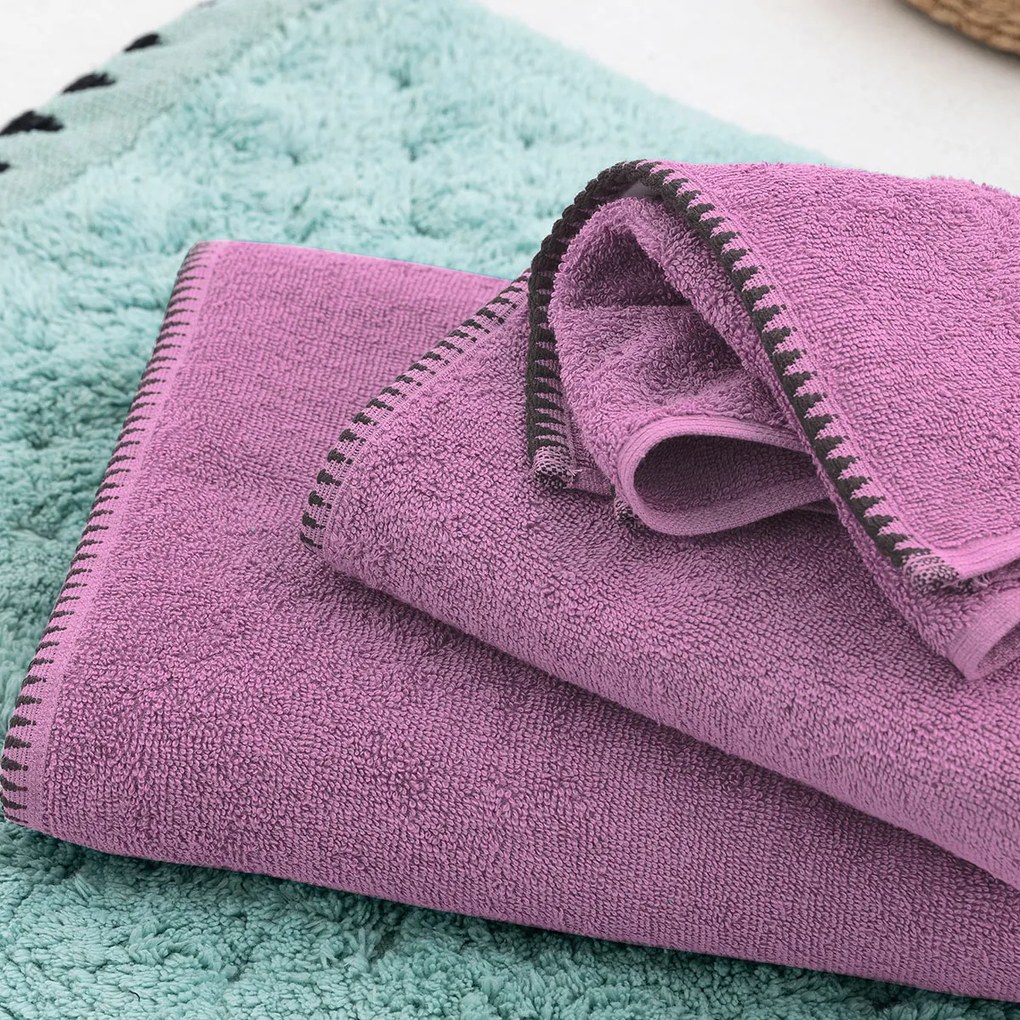 Πετσέτα Χεριών (30x50) Palamaiki Towels Brooklyn 500gsm Μωβ