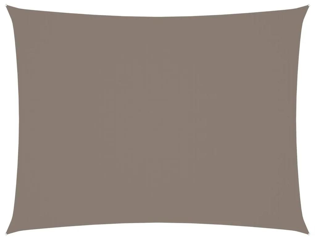Πανί Σκίασης Ορθογώνιο Taupe 6 x 8 μ. από Ύφασμα Oxford - Μπεζ-Γκρι