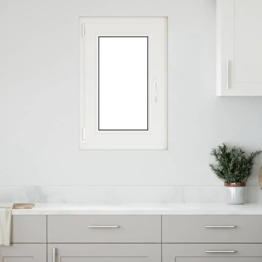 vidaXL Παράθυρο Υπογείου "RISOR" 50x75 εκ. Ανακλινόμενο &amp; Περιστρεφόμενο DIN Αριστερό Ανθρακί