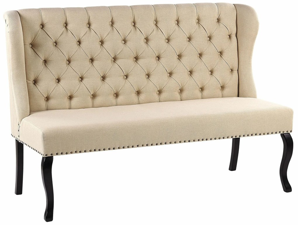 Καναπές Berwyn 1817, Beige, 154x63x106cm, Πόδια: Ξύλο,Καουτσούκ, Ευκάλυπτος