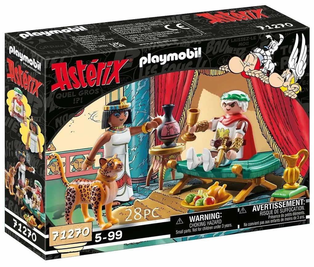Playset Playmobil 71270 - Asterix: César and Cleopatra 28 Τεμάχια