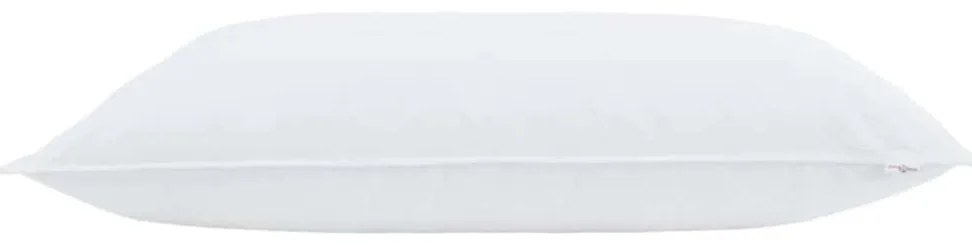 vidaXL Μαξιλάρι με μαξιλάρι Λευκό 130gsm 100% βαμβάκι