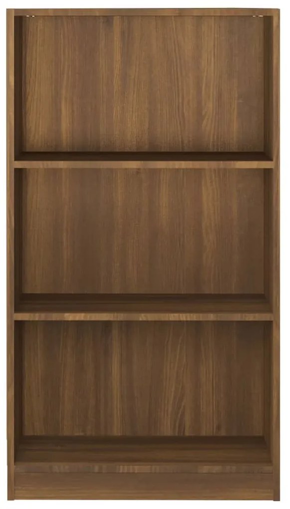 vidaXL Βιβλιοθήκη Καφέ Δρυς 60 x 24 x 109 εκ. από Επεξεργασμένο Ξύλο