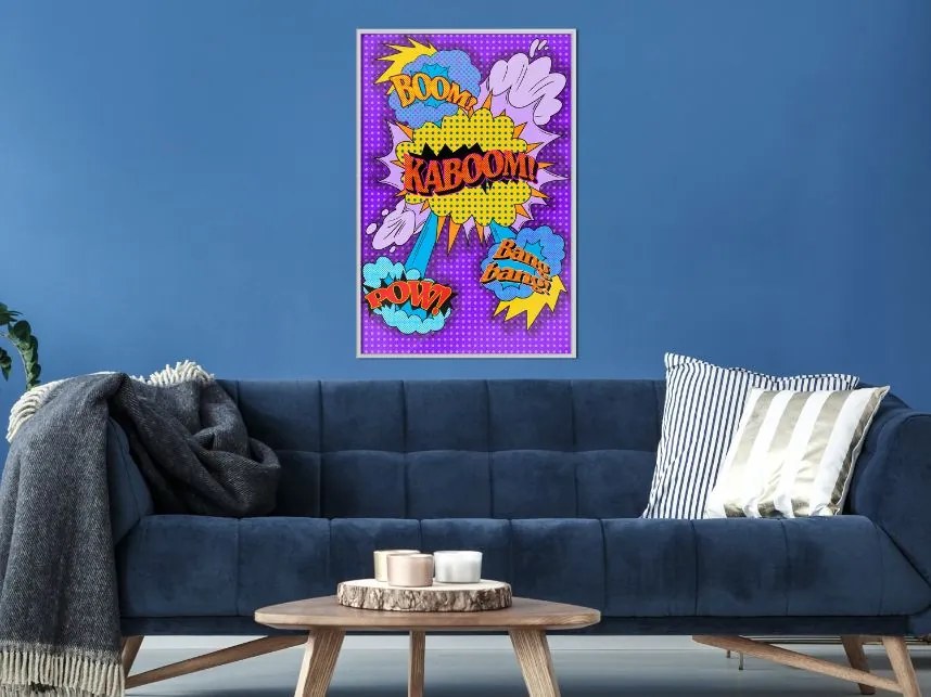 Αφίσα - Kaboom! Boom! Pow! - 20x30 - Χρυσό - Χωρίς πασπαρτού