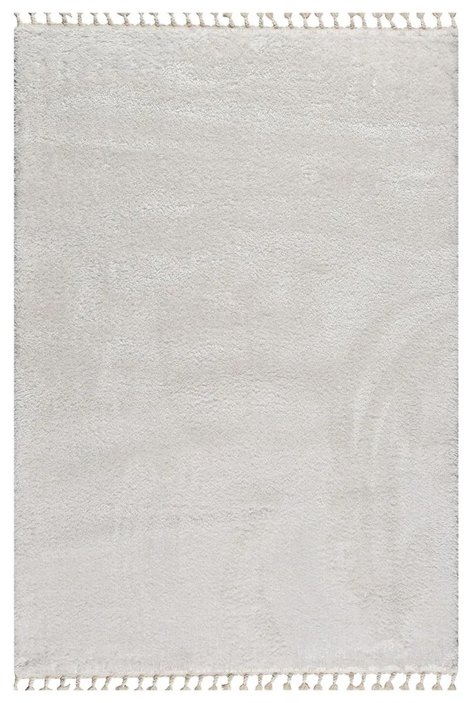 Χαλί (165x230) Polcarpet Silky Shaggy White