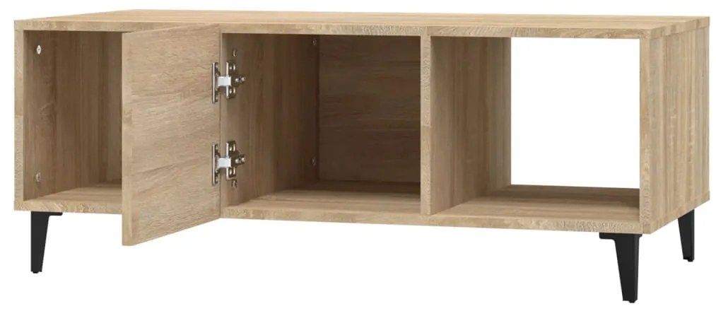 vidaXL Τραπεζάκι Σαλονιού Sonoma Δρυς 102x50x40 εκ. Επεξεργασμένο Ξύλο