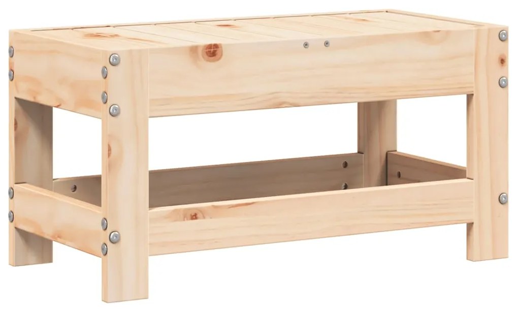 vidaXL Υποπόδιο Κήπου 62 x 30 x 32 εκ. από Μασίφ Ξύλο Πεύκου