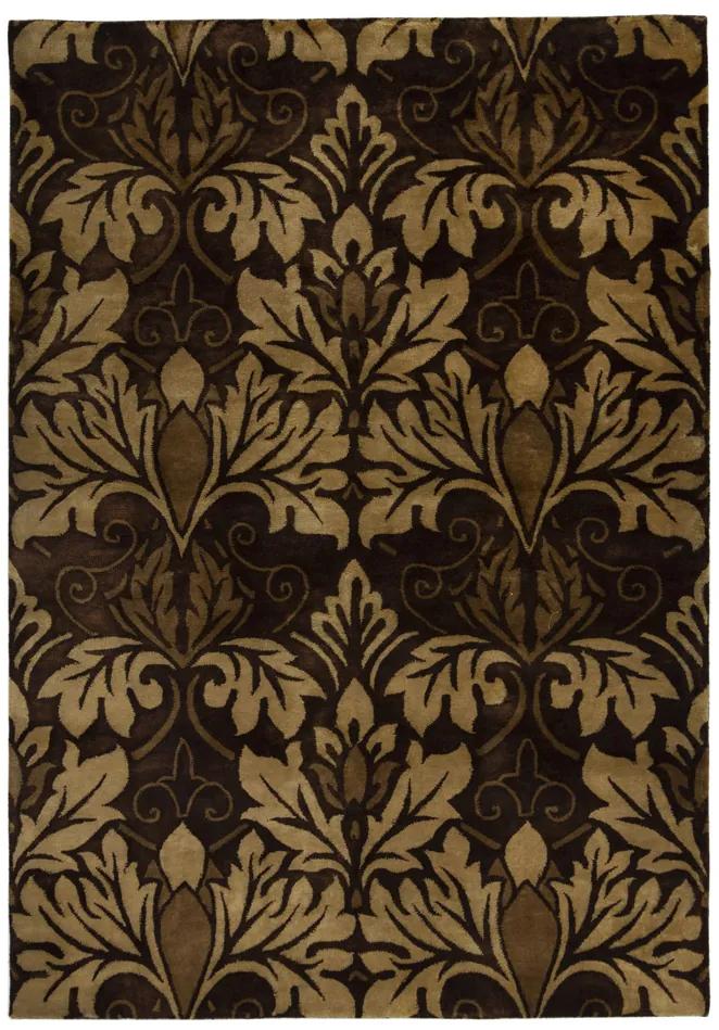 Χειροποίητο Χαλί Aqua DAMASK BROWN Royal Carpet &#8211; 140×200 cm 140X200