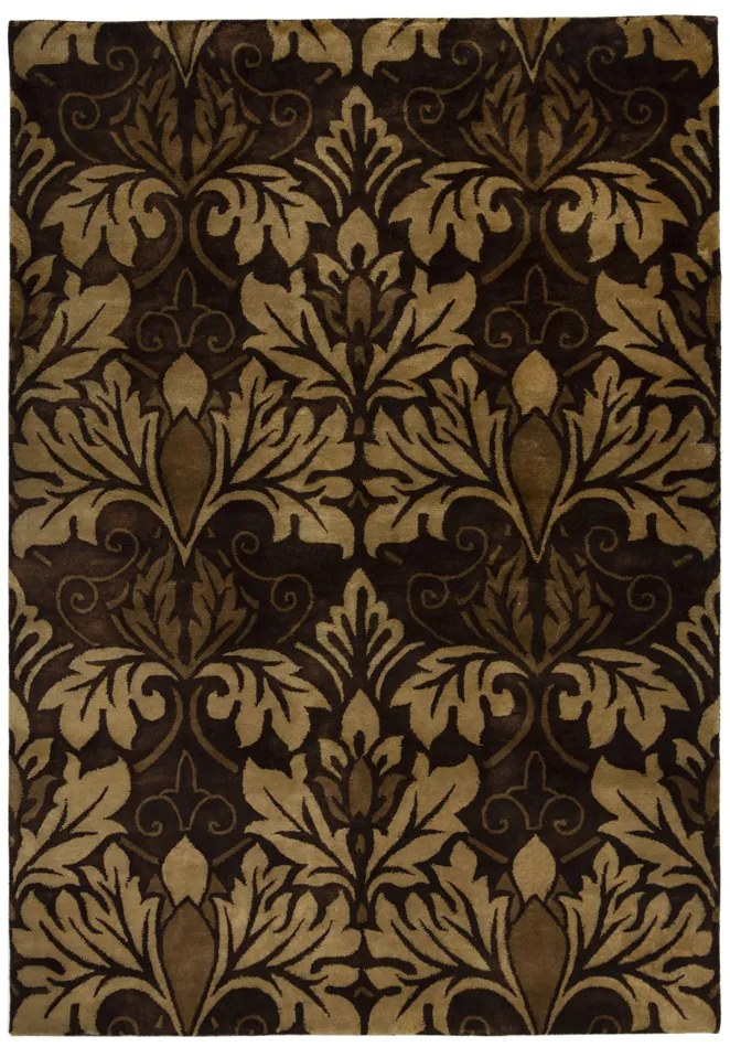 Χειροποίητο Χαλί Aqua DAMASK BROWN Royal Carpet &#8211; 190×290 cm 190X290