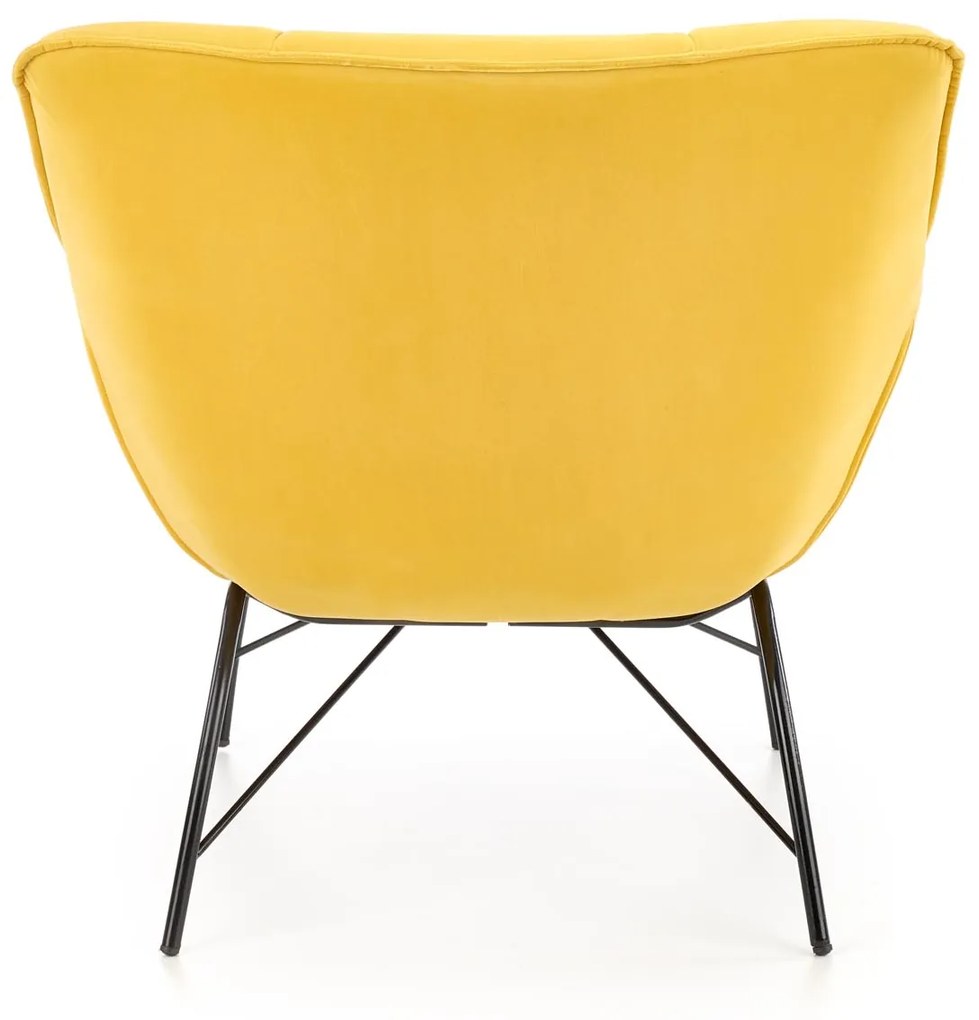 BELTON leisure chair color: yellow