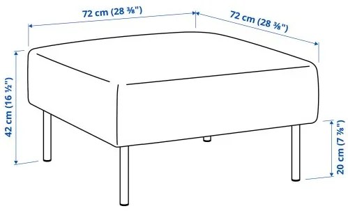 LILLEHEM μονό κάθισμα 795.529.32