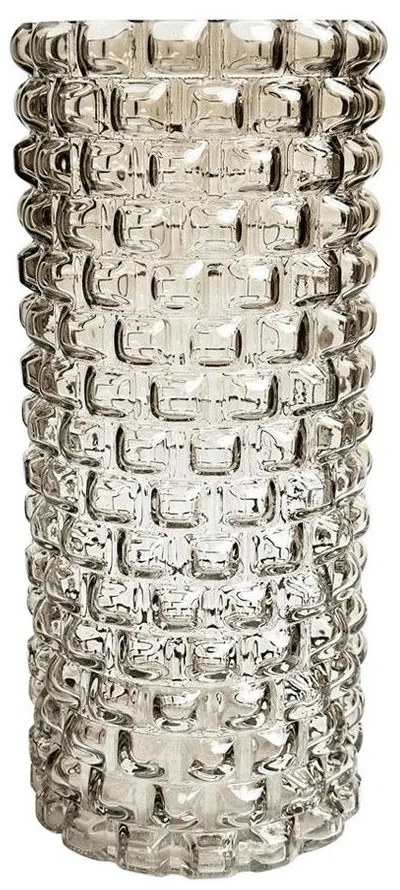 Βάζο 00.03.32508 Φ13x29,5cm Grey Glass