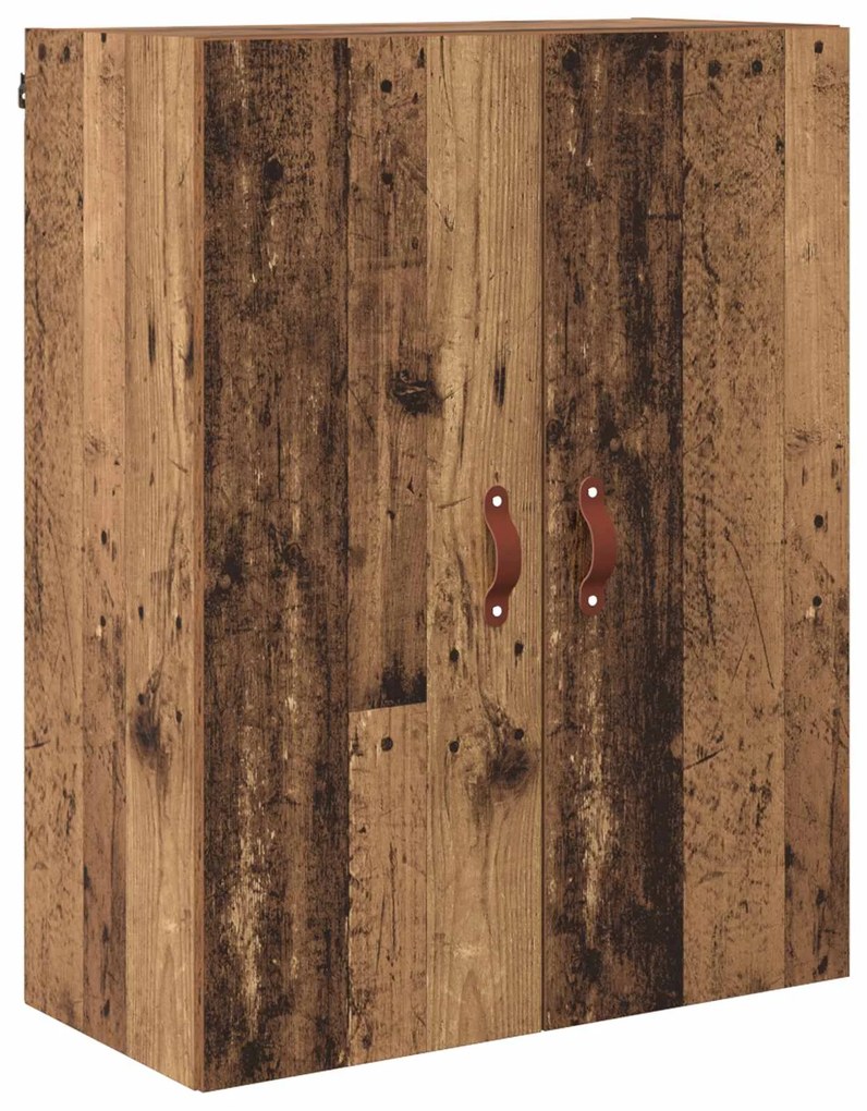 vidaXL Highboard Παλιό Ξύλο 69,5 x 34 x 180 εκ. Επεξεργασμένο ξύλο