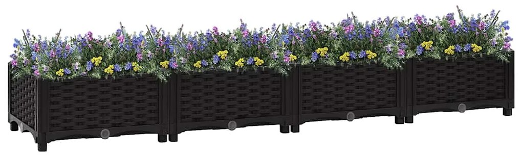 vidaXL Ζαρντινιέρα 160 x 40 x 23 εκ. από Πολυπροπυλένιο