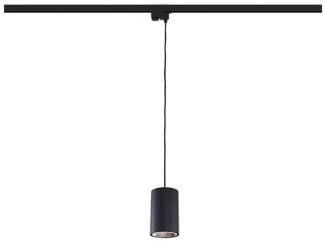 Κρεμαστό Φωτιστικό Ράγας GU10 15W IP20 Μαύρο Profile Bit 8823 Nowodvorski-8823-Μαύρο 8823