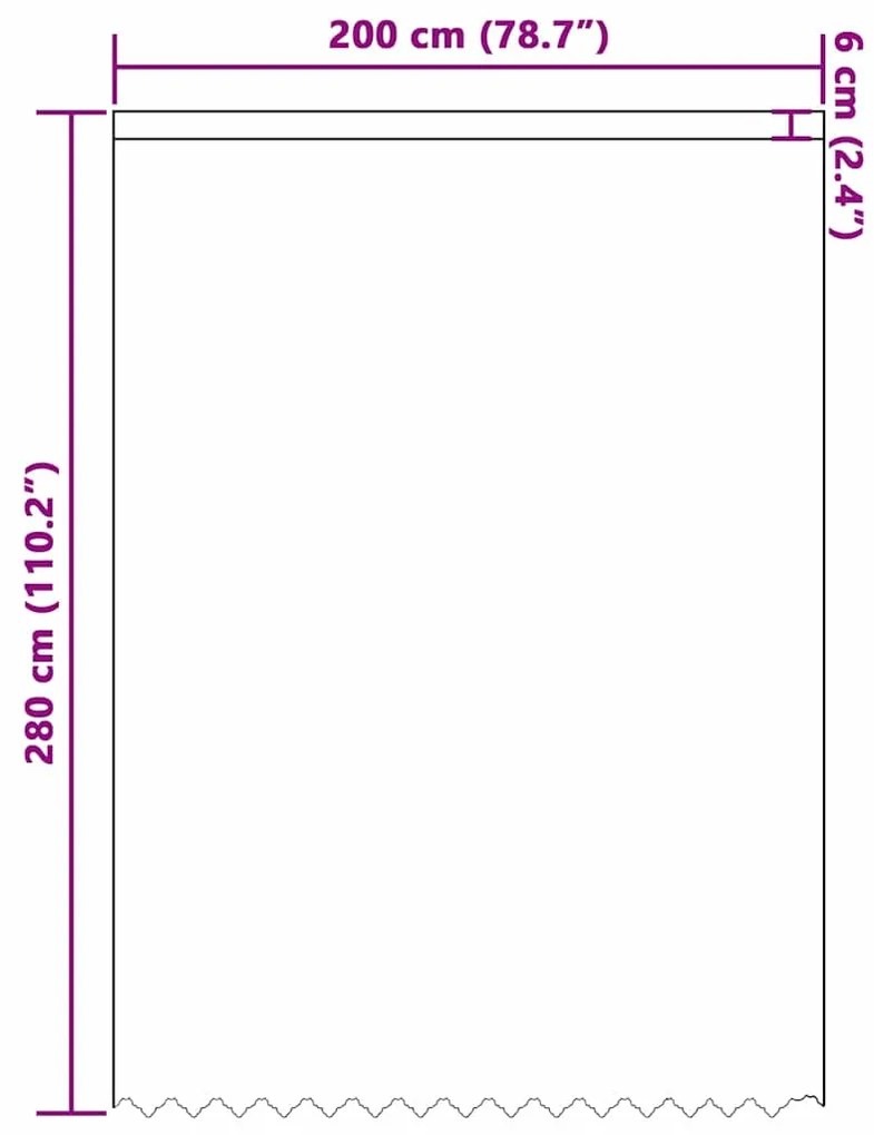 vidaXL Κουρτίνες με κουρτίνες Floral Λευκό 200 x 280 εκ. Πολυεστέρας