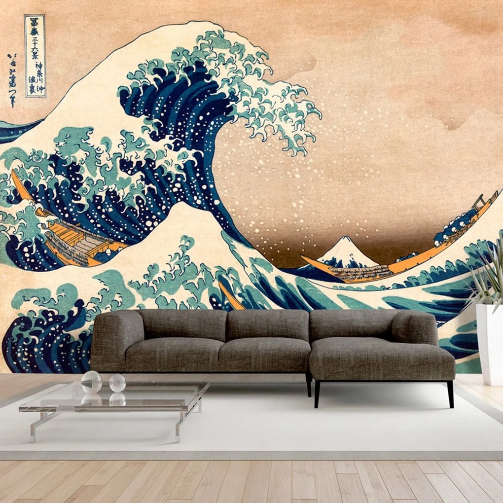 Φωτοταπετσαρία - Hokusai: The Great Wave off Kanagawa (Reproduction) 400x280