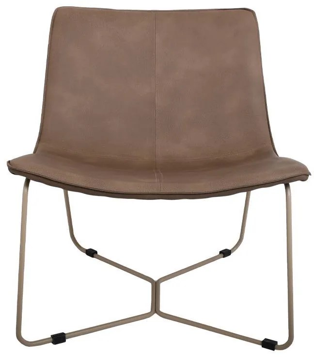 Πολυθρόνα Shadi Fylliana Καφέ Τεχνόδερμα 68x50x73 εκ. 68x50x73 εκ.