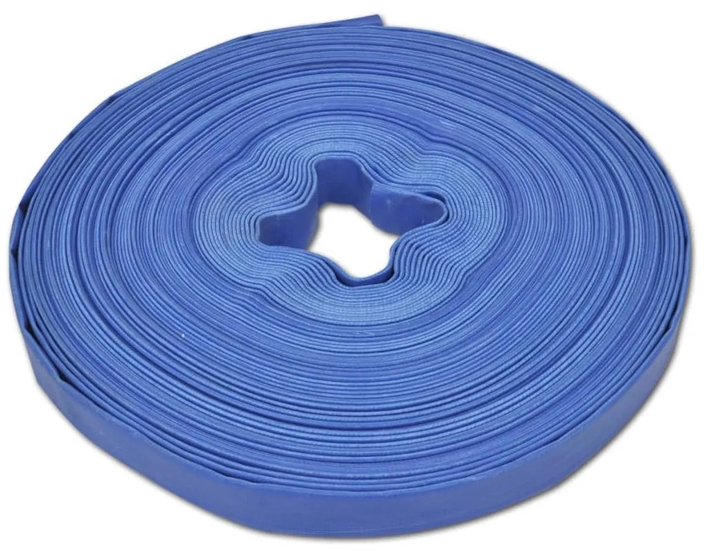 vidaXL Μάνικα Νερού Πλακέ 50 μ. 1" από PVC