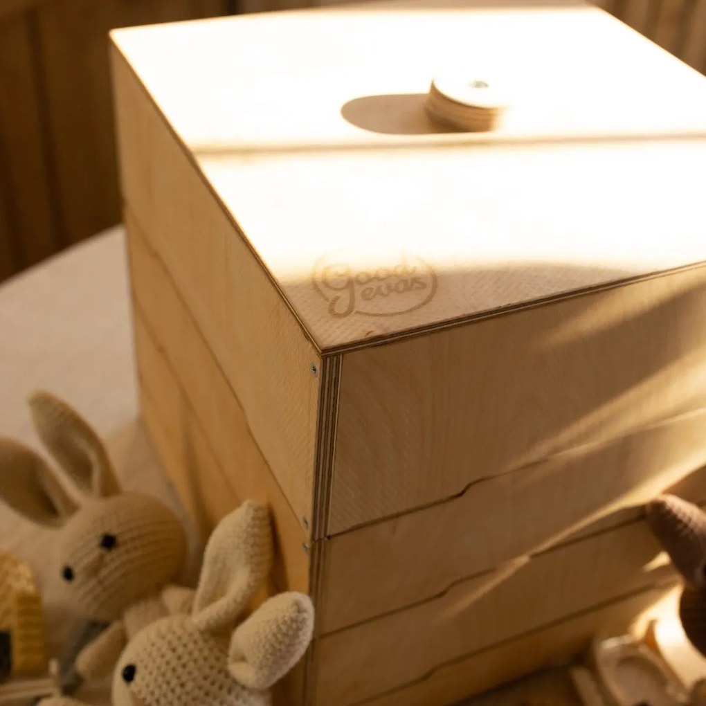 Ξυλινα Κουτια Αποθηκευσης Montessori
