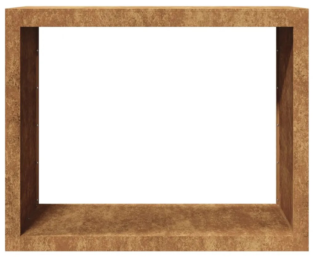 Ράφι για καυσόξυλα vidaXL 100x40x80 cm Ατσάλι σκληρυθέν στον αέρα