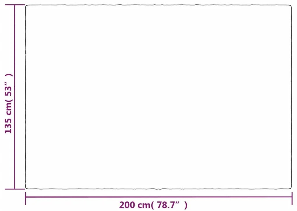 vidaXL Κουβέρτα Βαρύτητας με Κάλυμμα Γκρι 135x200 εκ. 10 κ. Υφασμάτινη
