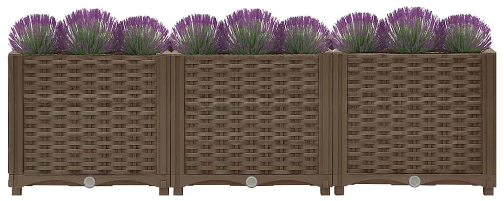 vidaXL Ζαρντινιέρα 120 x 40 x 38 εκ. από Πολυπροπυλένιο