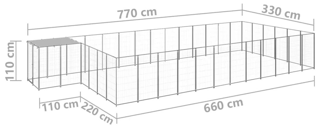 ΣΠΙΤΑΚΙ ΣΚΥΛΟΥ ΑΣΗΜΙ 22,99 Μ² ΑΤΣΑΛΙΝΟ 3082223