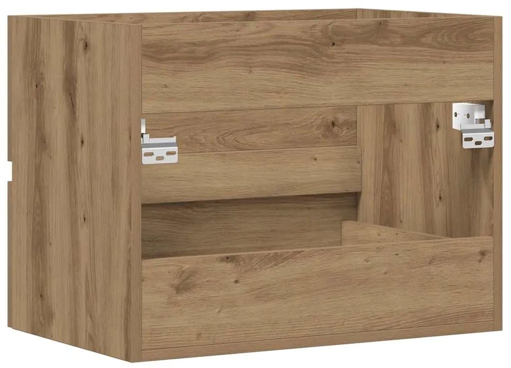 vidaXL Ντουλάπι Μπάνιου Αρτισιανή Δρυς 60x38,5x45 εκ. Επεξ. Ξύλο