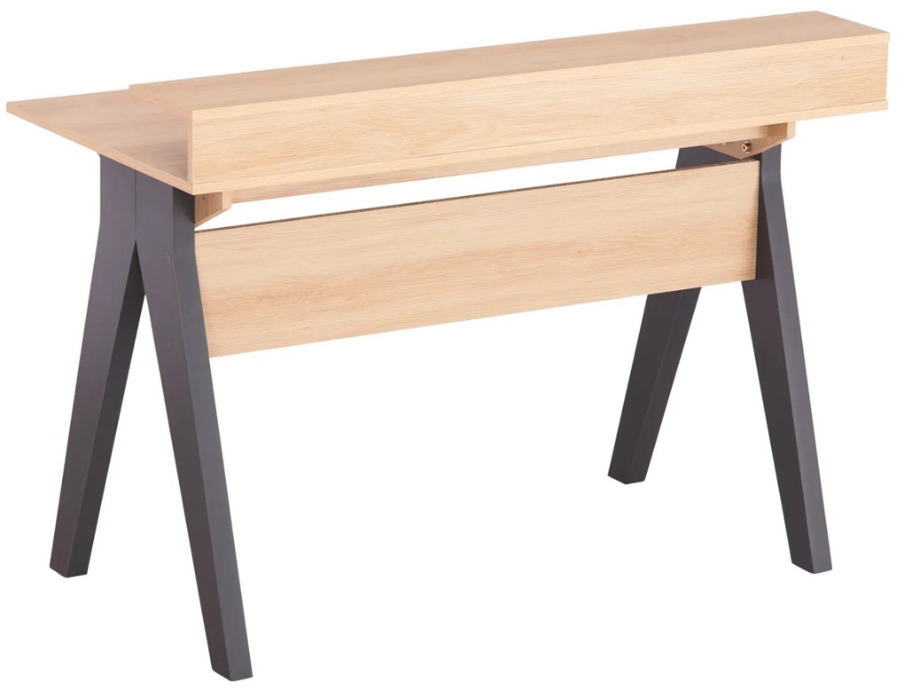 ΓΡΑΦΕΙΟ REXIN HM18290 ΜΕΛΑΜΙΝΗ ΣΕ SONAMA-ΓΚΡΙ 120x19-59x75-85,5ΥΥεκ. (1 Τεμμάχια)
