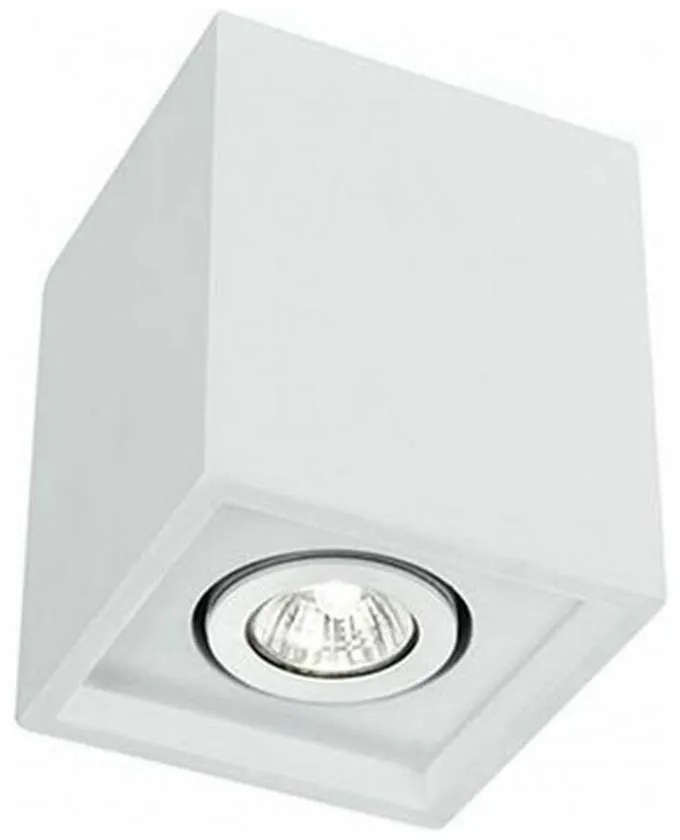 Φωτιστικό Οροφής - Σποτ Space I-SPACE-Q1 Ρυθμιζόμενο White 1xGU10 13,4x13,4x16cm White Intec Plaster