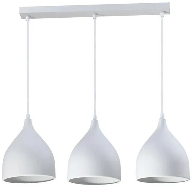 Φωτιστικό οροφής Perce I λευκό μέταλλο 50x20εκ 50x17x20 εκ.