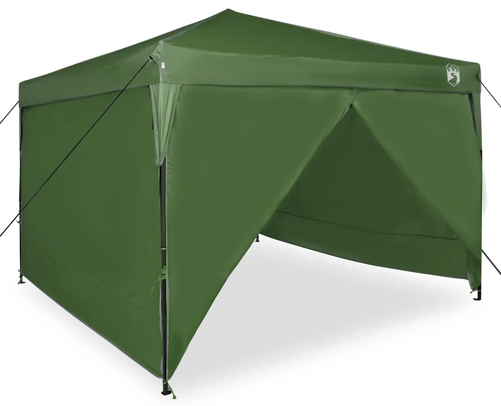 vidaXL Σκηνή Canopy Pop-up Πράσινο 300 x 300 cm ύφασμα