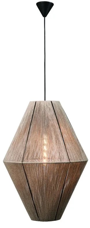 Arkolight Μοντέρνο Φωτιστικό Κρεμαστό Φ45xY150cm Μαύρο-Φυσικό 977-2/45